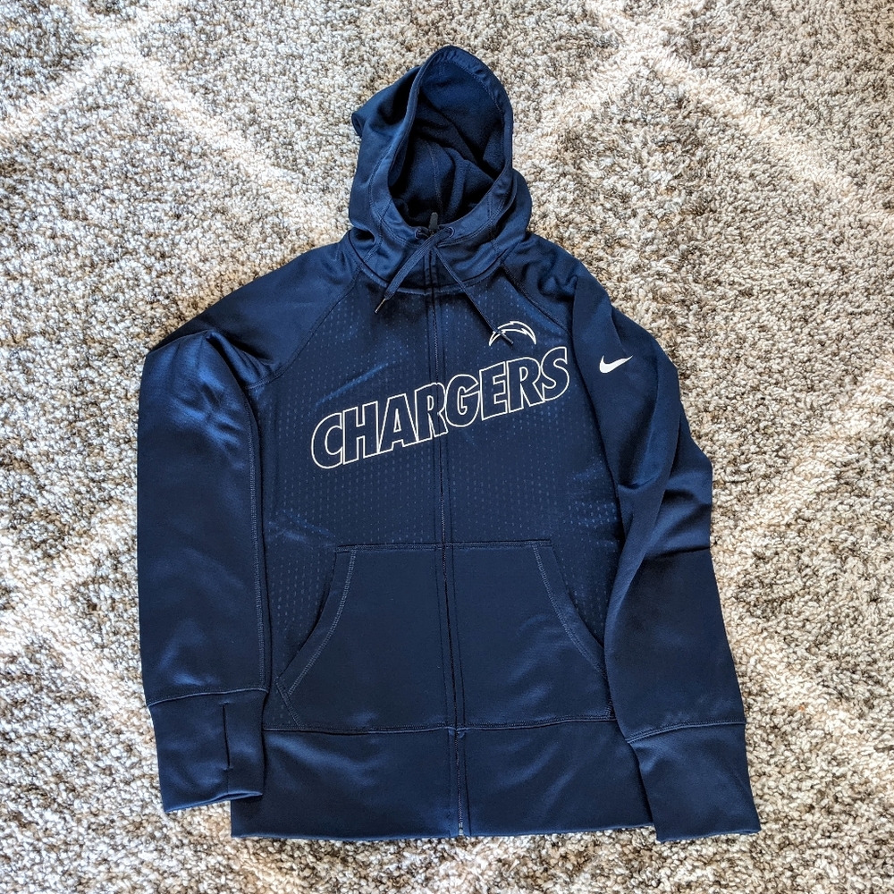 Nike LA Chargers Therma-fit Women's Hoodie Sz XS